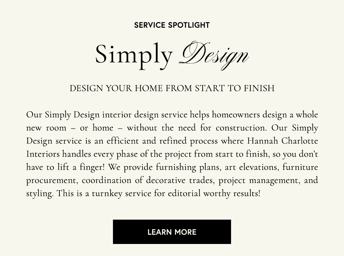 Simply design Hannah Charlotte Interiors