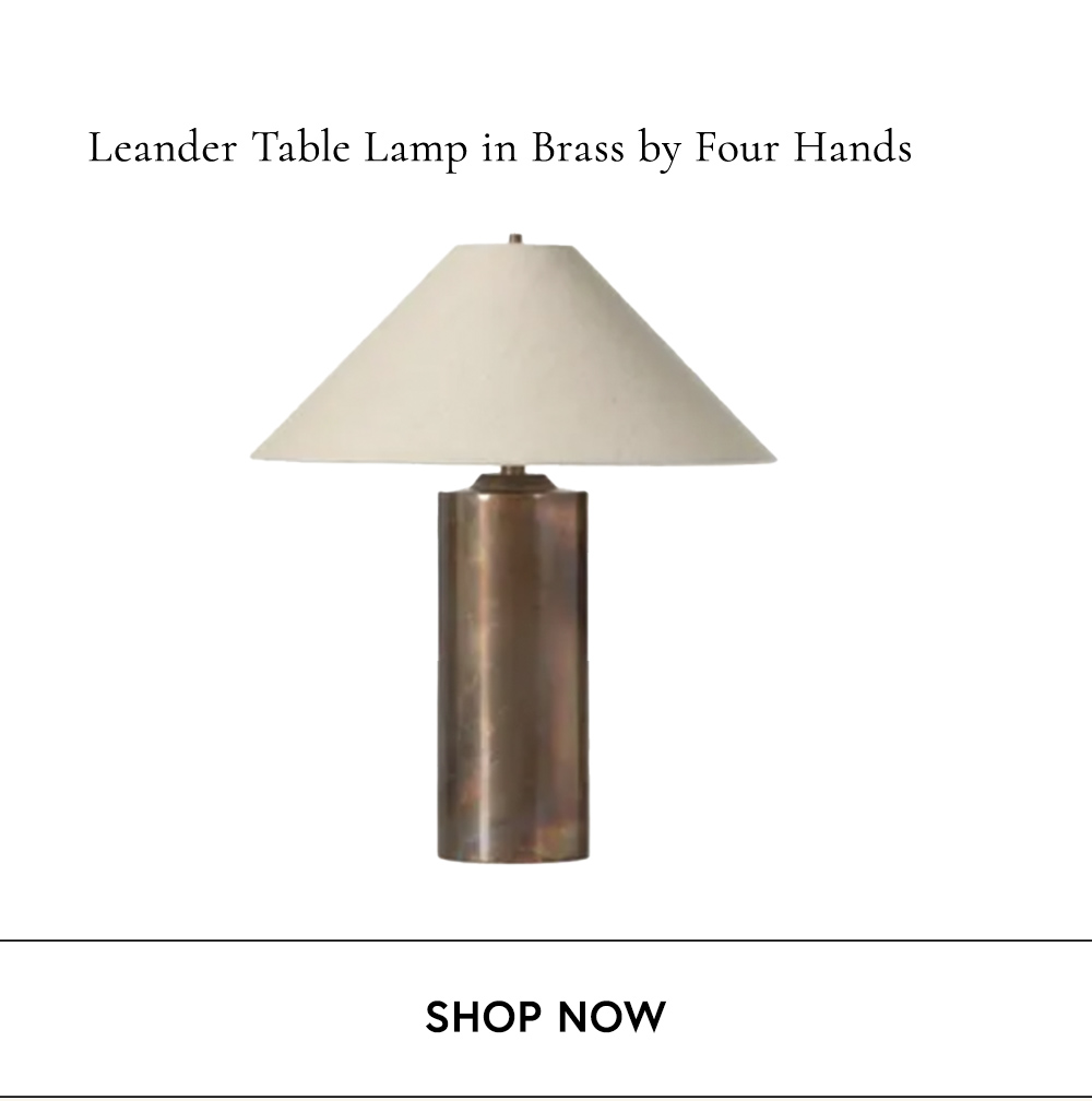 Leander Table Lamp in Brass by Four Hands